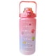 thumbnail image 1 of Escalada Botella de agua de gran capacidad de 2000 ml Vaso de plástico esmerilado a prueba de fugas (rosa) Tmvgtek Para Estrenar, 1 of 6
