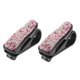 thumbnail image 1 of 2uds Lentes Soporte Clip Coche Visera Diamante Imitación Gafas Sol Clip Rosa, 1 of 1