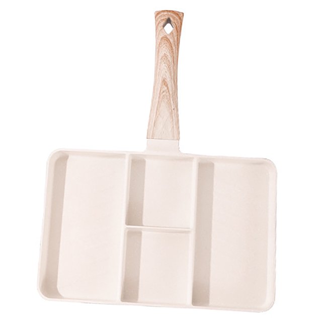 Grill Pans, Maifan Stone Coating Aluminum Non Stick Multifunctional 4 Section Breakfast Pan
