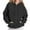 Black Hoodies for Women, variant on FNFHFY Graphic Hoodies for Women Polka Dot Printed Oversized Hoodie Y2k Sweatshirts Long Sleeve Hooded Sweatshirt Pullover Tops