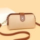 thumbnail image 1 of Bolso bandolera de piel de vaca Bolso de mujer de gran capacidad Color Choque para viajes de oficina, 1 of 8