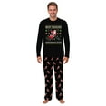 thumbnail image 3 of Hockey Santa Ugly Christmas Pajamas, Hockey Matching Matching Christmas Pjs With Dog, Hockey Adult PJs With Pockets, Size NB - Men 6XL, 3 of 7