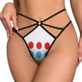 thumbnail image 2 of Twister Game Halloween Costume Open Type Women's Panties Crotch Opening G-strings Thongs Lingeries Underwear, 2 of 7