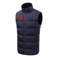 thumbnail image 3 of Puntoco Abrigo/Chaqueta De Cuero Con Capucha, Sin Mangas, Con Calefacción, Control Informal Y Cremallera Para Hombres Y Mujeres, 3 of 3