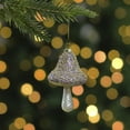 thumbnail image 2 of Northlight Mushroom Glass Christmas Ornament - 4.75" - Champagne Gold  Finish, 2 of 4