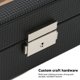 thumbnail image 4 of Caja De Reloj, Soporte De Exhibición De Reloj Con 3 Ranuras, Protección Ligera De Lujo Para Hombres, 4 of 7