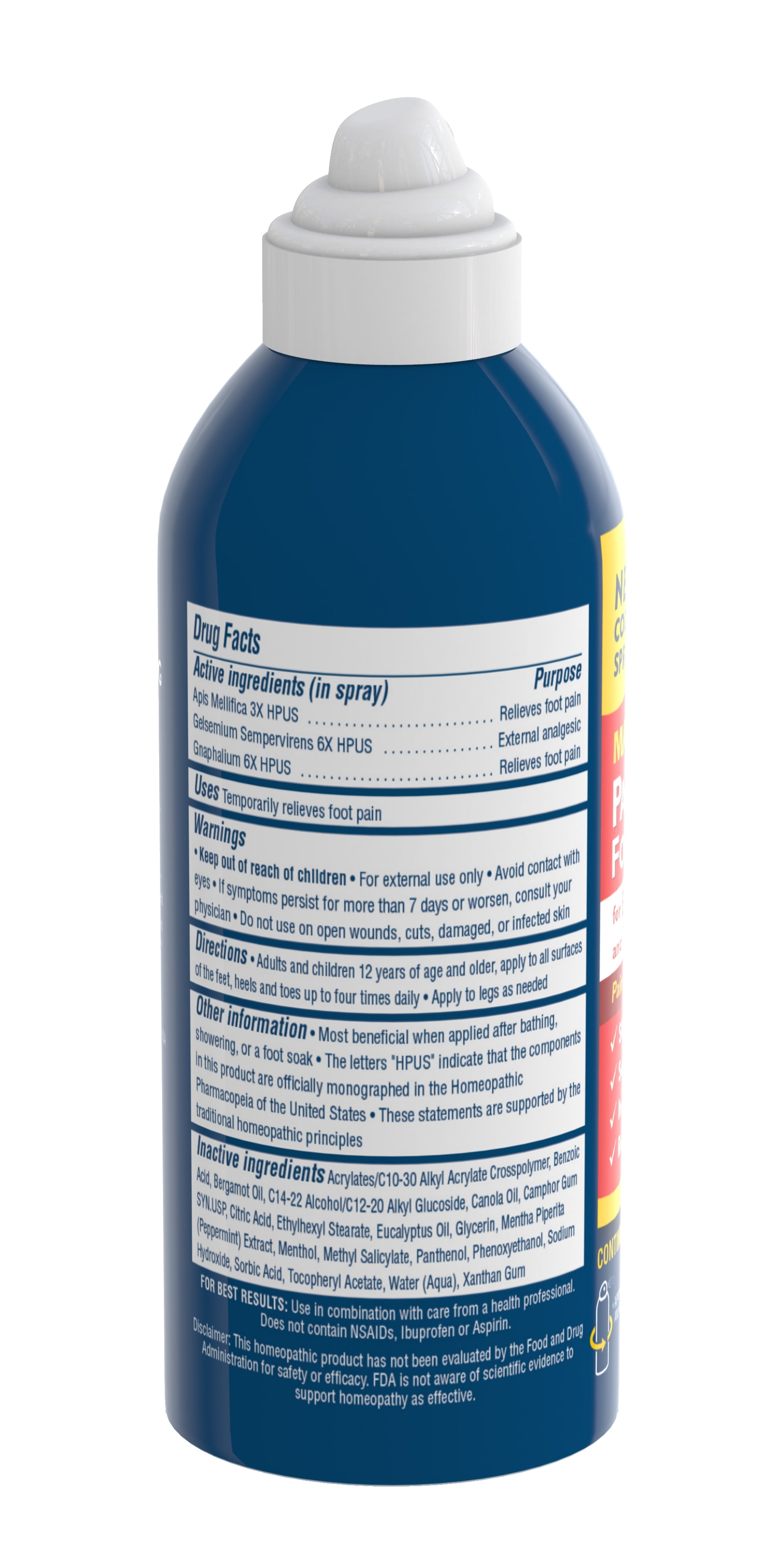 MagniLife DB Pain Relieving Foot Spray Calms Burning and Tingling, 3 oz