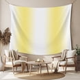 thumbnail image 2 of Lemon Yellow White Large Tapestry for Bedroom Wall Hanging Tapestry,Gradient Vertical Stripes Geometric Ceiling Backdrop Tapestries Poster Blanket Wall Decor for Teens Room Living Room 100" x 59", 2 of 8