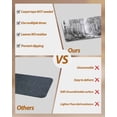 thumbnail image 3 of Stair Treads for Wooden Steps, Grey Peel and Stick Stair Treads with Reusable Adhesive, Modern Oil Painting Art Forest Non Slip Indoor Stairs Runner Rugs Mats for Elders Dogs 8"x30" 7PCS, 3 of 7