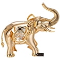 thumbnail image 4 of Matashi 24K Gold Plated Crystal Studded Elephant Figurine –! Piece Decorative Tabletop Showpiece for Home or Office Display, 4 of 5