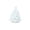 White, variant on Fllostpr Christmas 3D 3X2.3" Red Luminous Tree Ornament Lamp, Decoration for Desk Bedside Counter Mantel Party