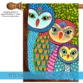 thumbnail image 3 of Toland Home Garden Owl Family Bird Owl Flag Double Sided 28x40 Inch, 3 of 5