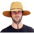 thumbnail image 1 of Sombrero de paja de vaquero/vaquera estilo occidental para hombres y mujeres Adepaton WMZL-1349-2, 1 of 5
