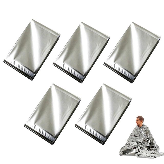 XINYI 1/couverture d'Urgence Extérieure Portable Imperméable Isolation (140*210cm) Aluminium Séisme