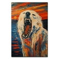 thumbnail image 3 of Hudo Funny Scream Samoyed Dog Poster Wall Art Decor Samoyed Dog Canvas Wall Art - Paintings Wall Decor - Dog Posters For Room, 3 of 5