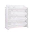 thumbnail image 3 of Humble Crew Cambridge Toy Storage Organizer with 12 Plastic Storage Bins, White, 3 of 8
