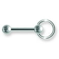 thumbnail image 2 of Designer Stainless Steel Sgss Bb W Ensl Stl Ball 10G (2.6Mm) 5/8 (15Mm) Long 2 6Mm Ends Made In China -Jewelry By Sweet Pea Creations, 2 of 2