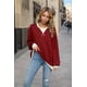 thumbnail image 5 of Camisetas de Larga para Mujer, Color Vino Tinto, Talla XL, 5 of 8