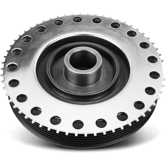 A-Premium Engine Harmonic Balancer Crankshaft Pulley Compatible with Ford Explorer 2012-2013, Edge 2012-2015, DOHC L4 2.0L, Replace# AG9Z6312A, AG9Z6312B