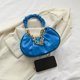 thumbnail image 2 of Bolsa De Hombro Bolsas de hombro plisados ​​​​para mujer Bolsa de axila de bola de masa hervida coreana Bolsas de nube (Azul) Ndcxsfigh Para Estrenar, 2 of 4