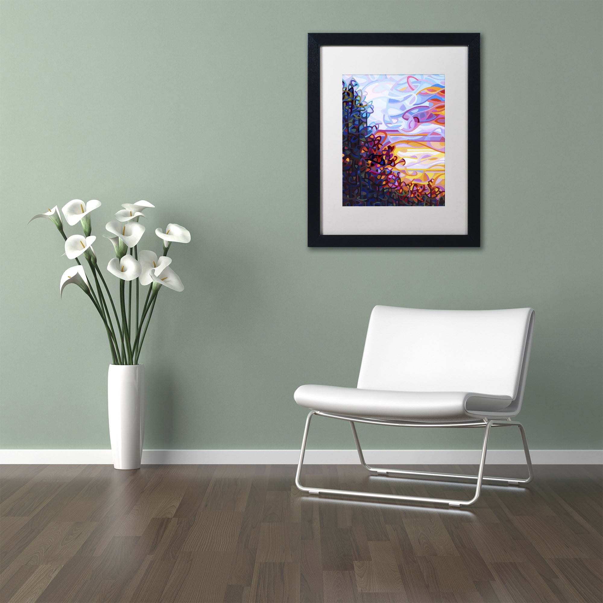 Mandy Budan 'Crescendo' Matted Framed Art