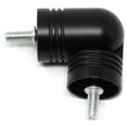 thumbnail image 3 of Urbanest Hinged Elbow Connector for Corner Rod, Black, 1 1/8", 3 of 5