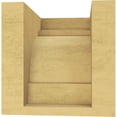 thumbnail image 4 of 5"W x 5"D x 5"H Wide New Brighton Rough Cedar Woodgrain TimberThane Corbel, Primed Tan, 4 of 6