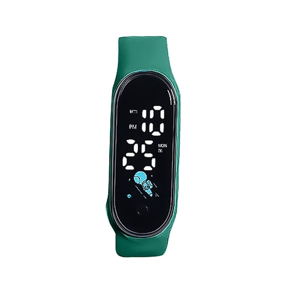 Digital Watches for Man & Women Teenager Waterproof Sports Watches Casual Electronic Timer Stopwatch/Alarm for Running & Swimming Dark Green