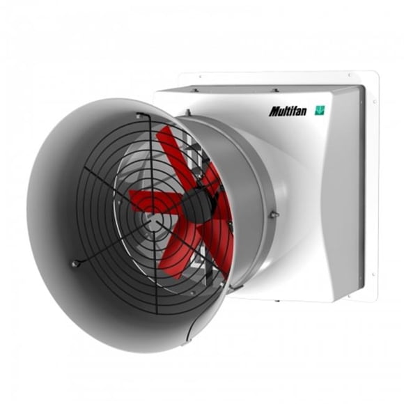 Vostermans Ventilation C4E45K0M10238 Ventilateur Conique en Fibre de Verre