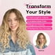 thumbnail image 4 of Extensiones de pelo REECHO Curly, 4 unidades, 40 cm, clip en color rojo cobre, 4 of 7