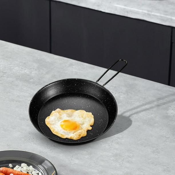 Sartén para asar, sartén para asar, utensilios de cocina con mango plegable, sartén antiadherente para cocinar en interiores y exteriores, picnics, 20 centímetros
