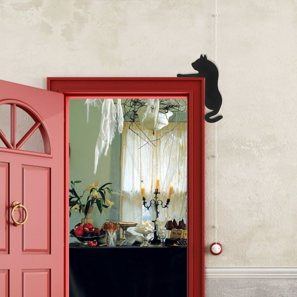Decoración de pared de regalos para amantes - Decoraciones de pared de regalos para mujeres para decorar fiestas en el hogar, decoración de festival de gato de Halloween, decoración de puerta de casa,