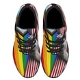 thumbnail image 2 of Progress Pride LGBTQ Shoes Sneakers Black Size 3.5, 2 of 7