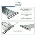 thumbnail image 2 of Transolid SS17-BS 17-in Shower Shelf, Brushed Stainless, 2 of 4
