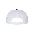 thumbnail image 3 of Richardson - Wool Blend Flat Bill Trucker Cap - 511 - Black/ White - Size: Adjustable, 3 of 3
