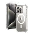 thumbnail image 1 of Funda For iPhone 16 Pro Max (4 En 1), Funda Translúcida, 1 of 6