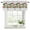 Red, variant on Strawberry Curtain Valances for Windows, Kitchen Valance Window Treatments Panel 2 Pack, Vintage Green Botanical Spring Floral Rod Pocket Short Curtains for Bathroom Bedroom 54 x 18 Inch