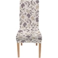 thumbnail image 3 of Dining Chair Covers Set of 4 Floral Dining Chair Cover Washable Kitchen Chair Slipcovers Seat Protector for Home or Dining Room, 3 of 5