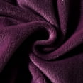 thumbnail image 4 of Girls 2 Piece Velvet Tracksuit for Ages 5‑12, Zip up Hooded Jacket and Elastic Waist Long Pants Soft Velour Outfit for Teen Girls Daily Casual Wear Purple 9-10Years, 4 of 6