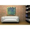 thumbnail image 4 of Epic Art 'Irises in Bloom I' by Tim O'Toole, Acrylic Glass Wall Art, 36"x36", 4 of 6