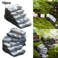 thumbnail image 4 of Bgsha 10PCS Artificial Stone Steps Fairy Tale Garden Decoration Tiny Landscape DIY, 4 of 10