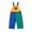 AB95 Red, variant on Bainana Kids Girls And Boys Romper Color Block Sleeveless Adjustable Straps Suspender Pants Lightweight Toddler Everyday Wear Jumpsuit 3-4 Years Green