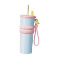 thumbnail image 2 of Taza de viaje aislada Taza de viajes de gran capacidad Regalos para las mujeres él su taza de café de 710 ml de fugas para el picnic de la oficina del azul, 2 of 8