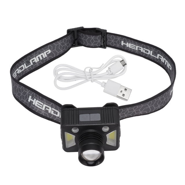 Linterna frontal LED recargable por USB ultra brillante compacta y liviana para aventuras al aire libre, campamentos, caminatas y viajes