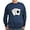 Navy, variant on - Ace Spades Flush Sweatshirt - Classic Crew Neck Sweatshirt