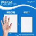 thumbnail image 3 of MagiCare Alcohol Hand Wipes, Unscented, Large 6" x 8" Wipes - 2 Canisters (100ct Each, 200ct) - For Daily Cleaning, Home, Travel, Classroom, Camping, 3 of 10