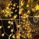 thumbnail image 5 of 80 luces LED de cadena de copos de nieve de Navidad, 32 pies de cadena de luces de copo de nieve para interiores, 8 modos de luces de Navidad enchufables, luz de Navidad impermeable para decoraciones navideñas, árbol de Navidad, año nuevo (blanco) BRI  Rojo Verde, 5 of 5