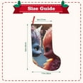 thumbnail image 3 of Lsque Cute Red And White Elf Pattern 18 Inch Christmas Stockings, Festive Holiday Stocking for Christmas Decorations Holiday Decor, 3 of 7