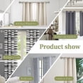 thumbnail image 5 of Silver Adjustable Curtain Rods for Windows:36-88 Inch Farmhouse Heavy Duty Curtain Rod for Bedroom Living Room,Boho Decorative Rustic Drapery Rods with Vintage Coastal Finial,Antique Silver, 5 of 8