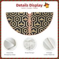 thumbnail image 5 of Kll Bee Hive Hexagon Christmas Tree Skirt 48",Party Decorations Farmhouse For Christmas Decorations Holiday Party, 5 of 8